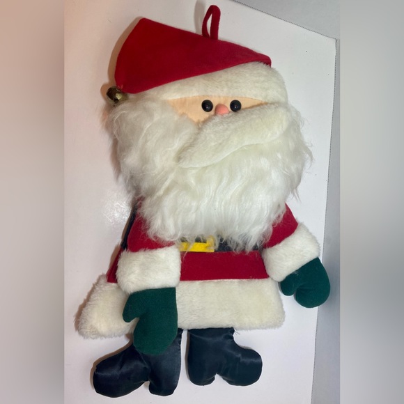 Rare 1981 Hallmark Stuffable Santa stocking - Picture 1 of 6